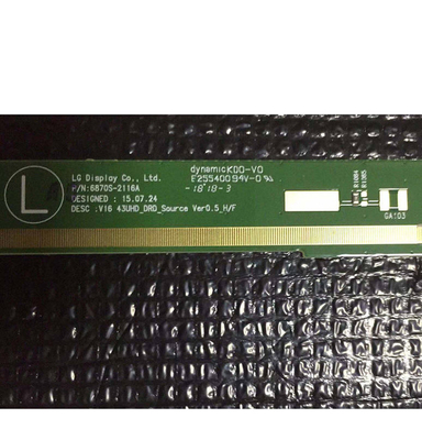 LC430EGY SJ M1 6870S-2116A a mené le remplacement d'écran de pouce TV de l'atterrisseur 43 de panneau de TV
